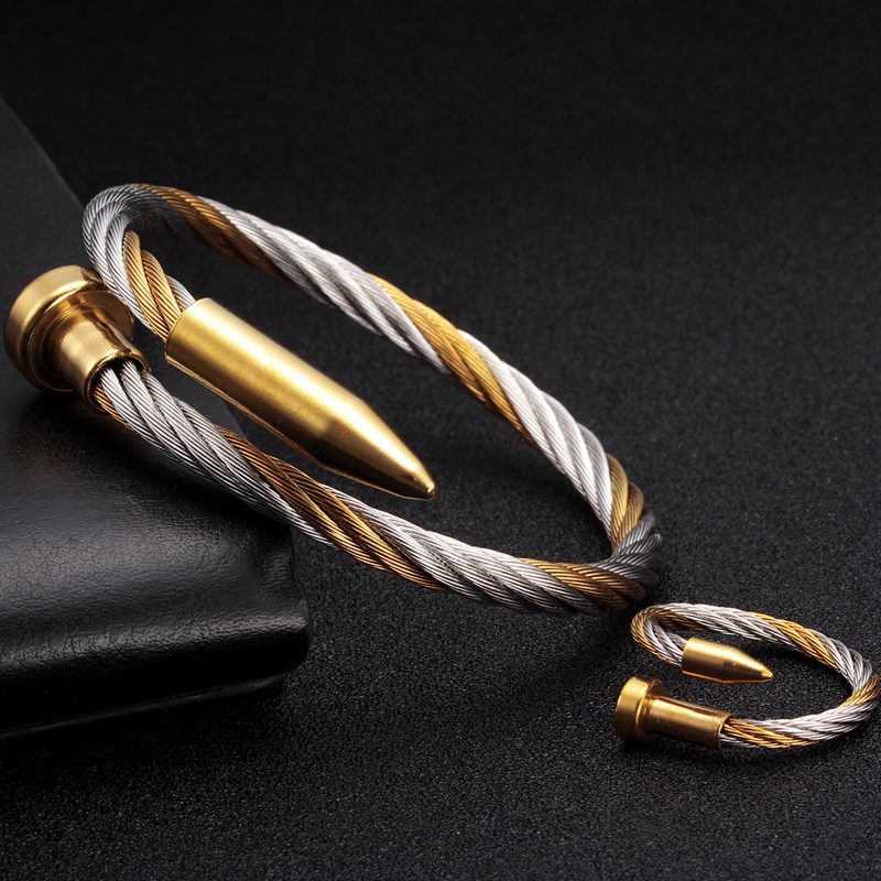 Bracelets de luxe tressés à ma - Cufflinks Men Stainless Steel Luxury avis et prix