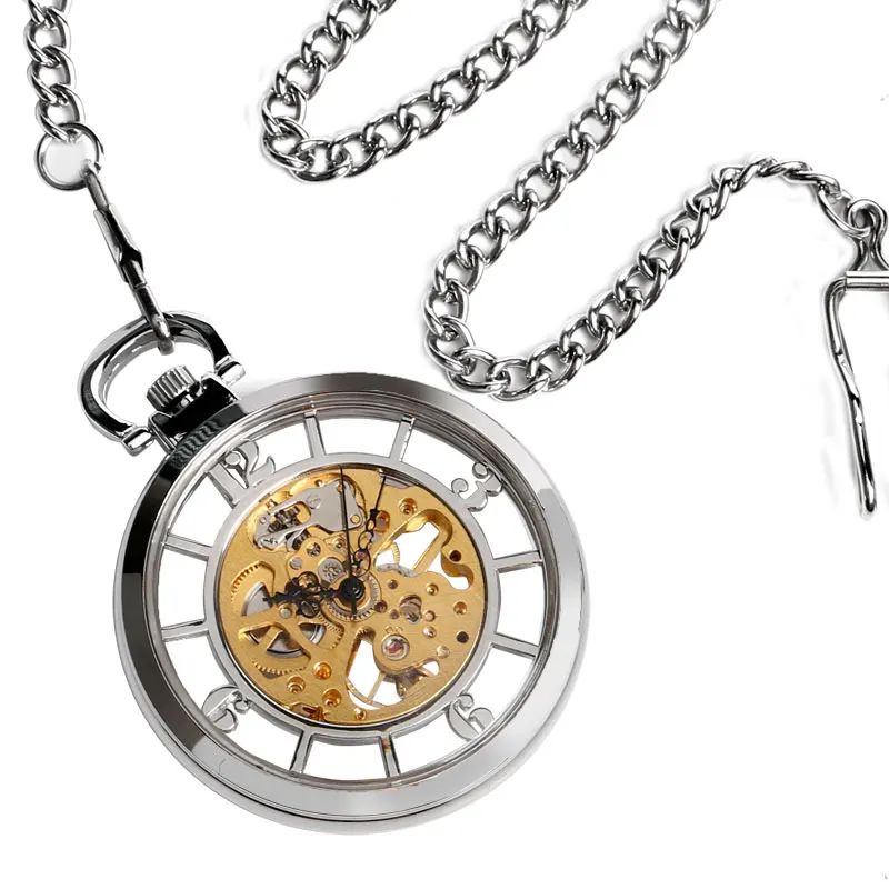 Montre de poche mécanique tran - Pocket Watch Mechanical Skeleton Vintage avis et prix