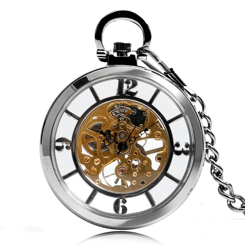 Montre de poche mécanique tran - Pocket Watch Mechanical Skeleton Vintage avis et prix