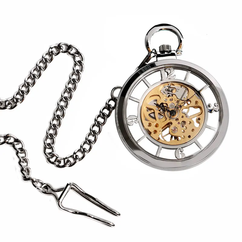 Montre de poche mécanique tran - Pocket Watch Mechanical Skeleton Vintage avis et prix