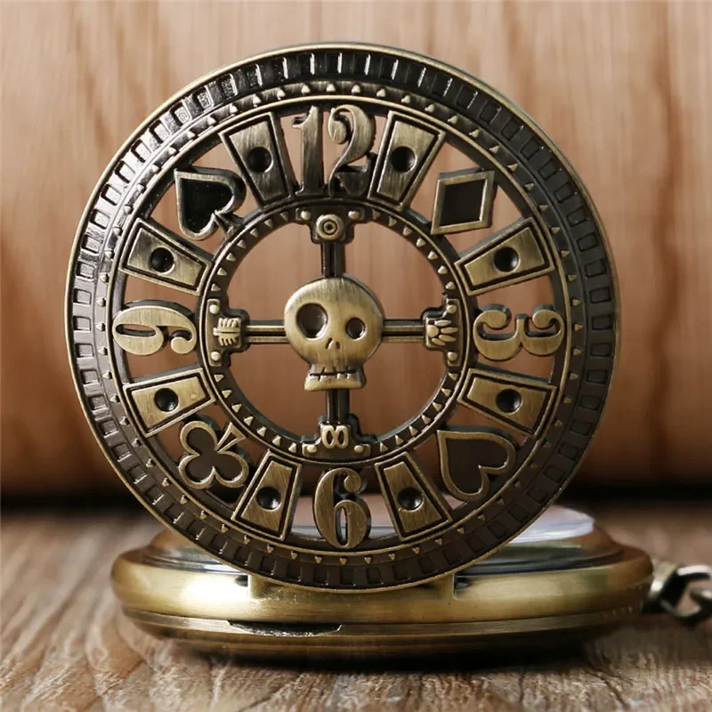 Montre de poche squelette tête - Pocket Watch Mechanical Skeleton Vintage avis et prix
