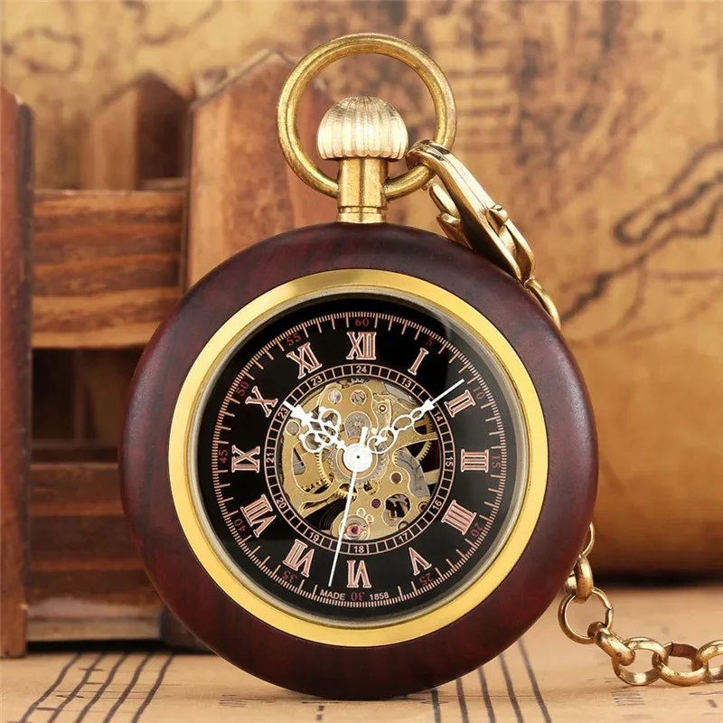 Montre de poche mécanique à re - Pocket Watch Mechanical Skeleton Vintage avis et prix