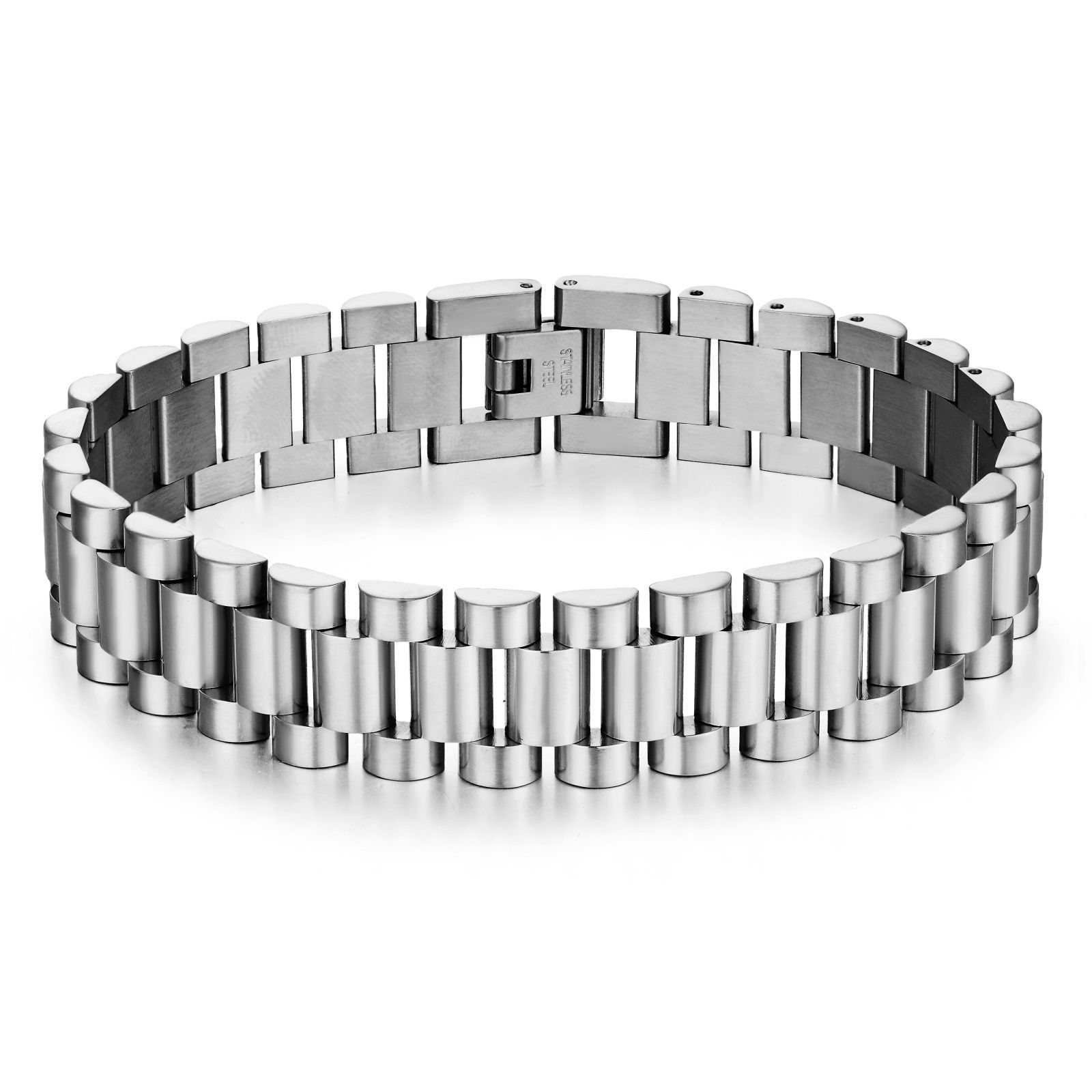 Bracelet chaîne de vélo en aci - Cufflinks Men Stainless Steel Luxury avis et prix
