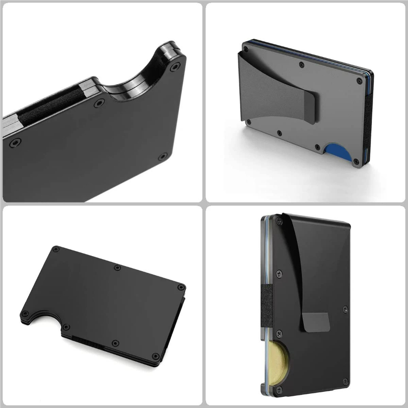Portefeuille minimaliste mince - Money Clip Minimalist Rfid Blocking avis et prix