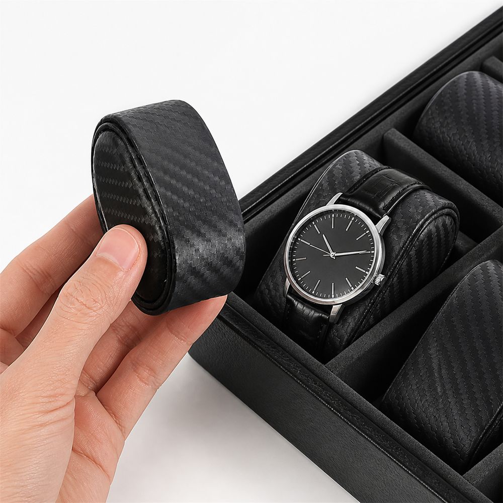 Coussin de présentation pour m - Watch Display Storage Box Carbon Fiber avis et prix