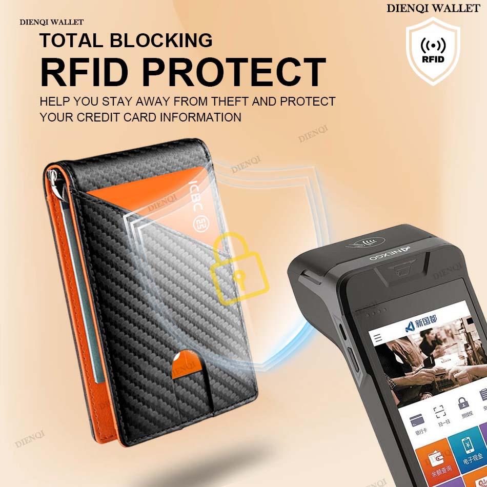 Portefeuille anti-RFID pour ho - Money Clip Minimalist Rfid Blocking avis et prix