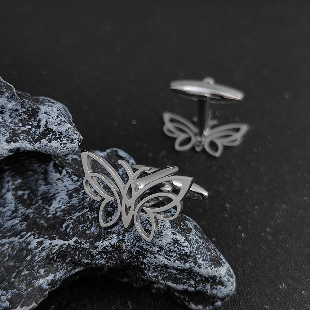 Lèvent de manchette papillon c - Cufflinks Men Stainless Steel Luxury avis et prix