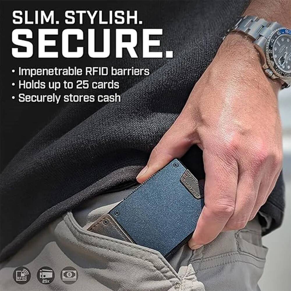 OUIO Portefeuille en cuir mini - Money Clip Minimalist Rfid Blocking avis et prix