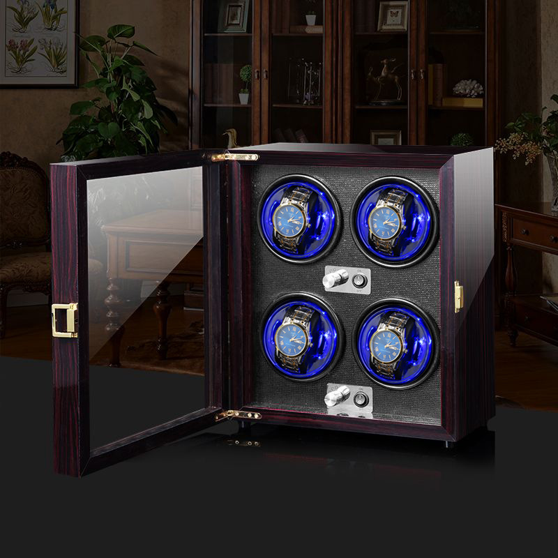 Remontoir de montre de luxe 4  - Watch Winder 4 Watches Automatic Silent avis et prix
