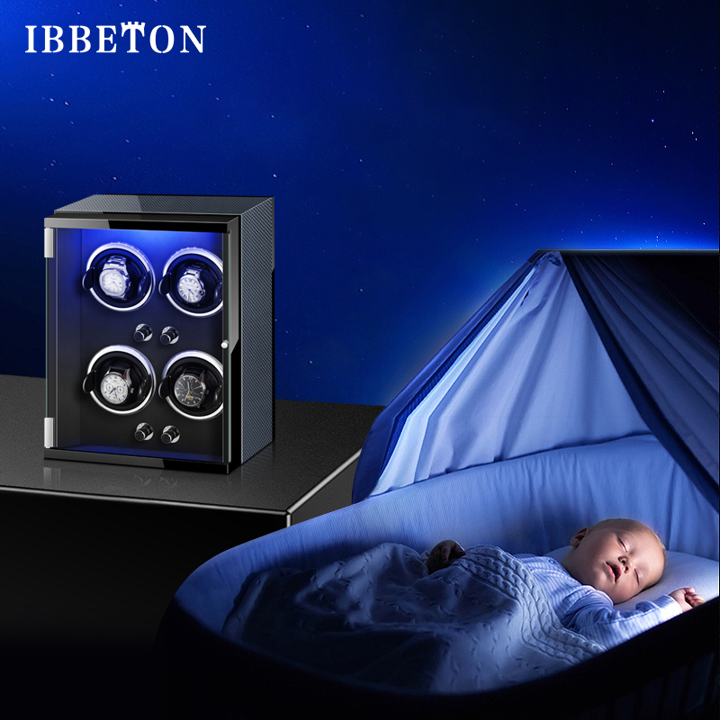IBBEBOU- Boîtier de Remontage  - Watch Winder 4 Watches Automatic Silent avis et prix