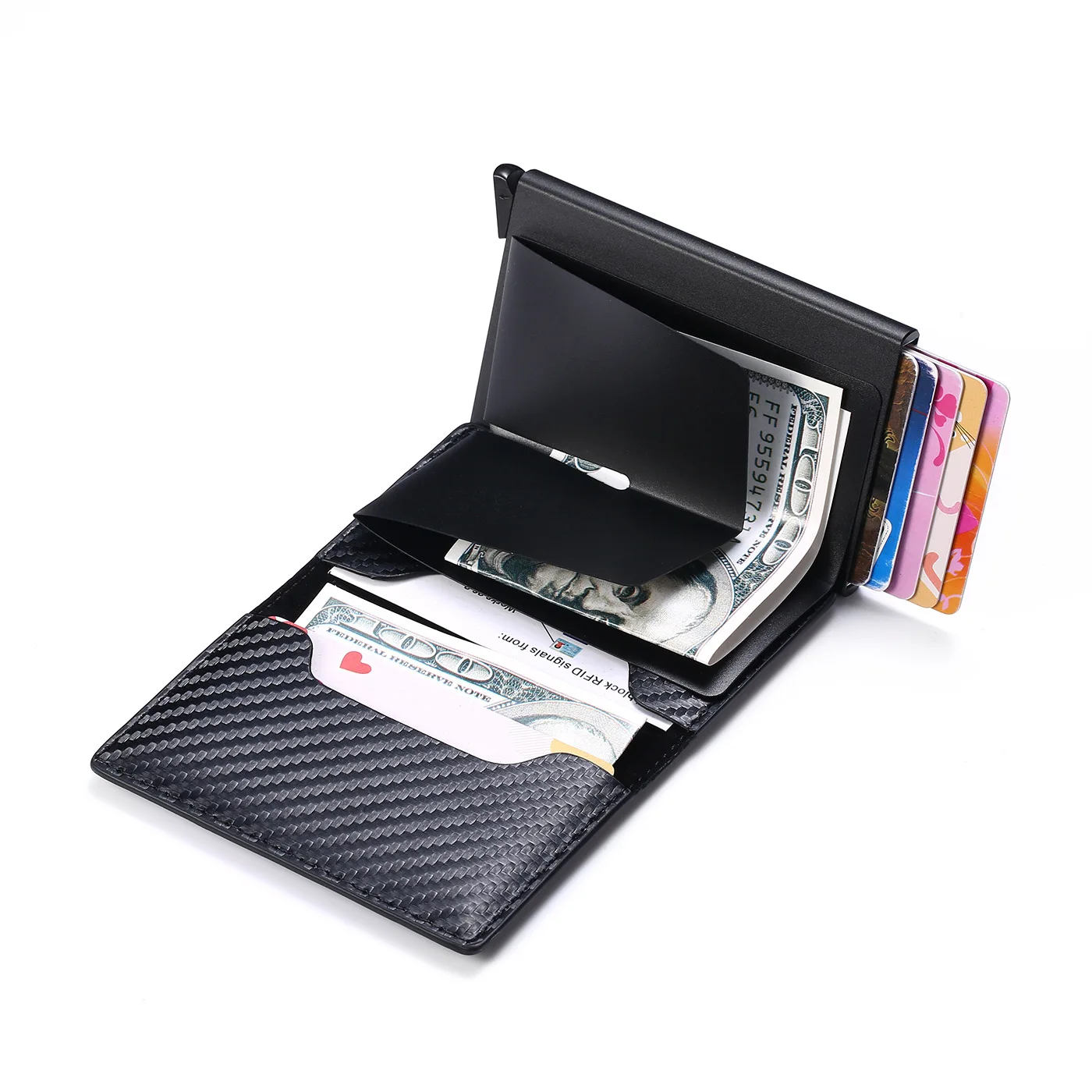 Porte-carte en Fiber de carbon - Money Clip Minimalist Rfid Blocking avis et prix