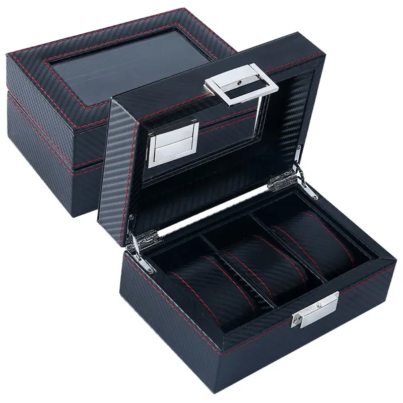 WellZone mode Style 5/6/10/12  - Watch Display Storage Box Carbon Fiber avis et prix