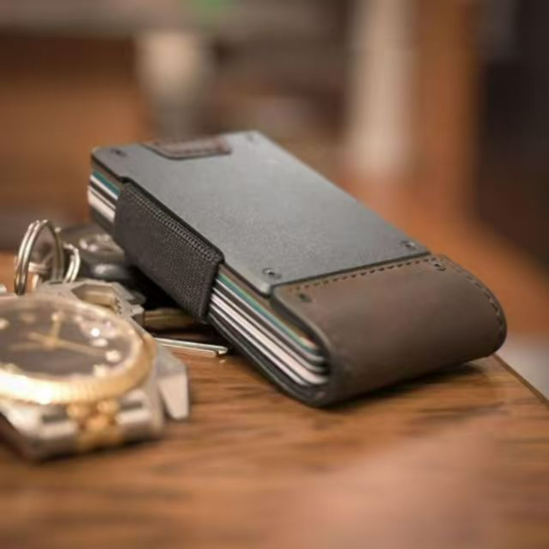 Porte-cartes de crédit en méta - Money Clip Minimalist Rfid Blocking avis et prix