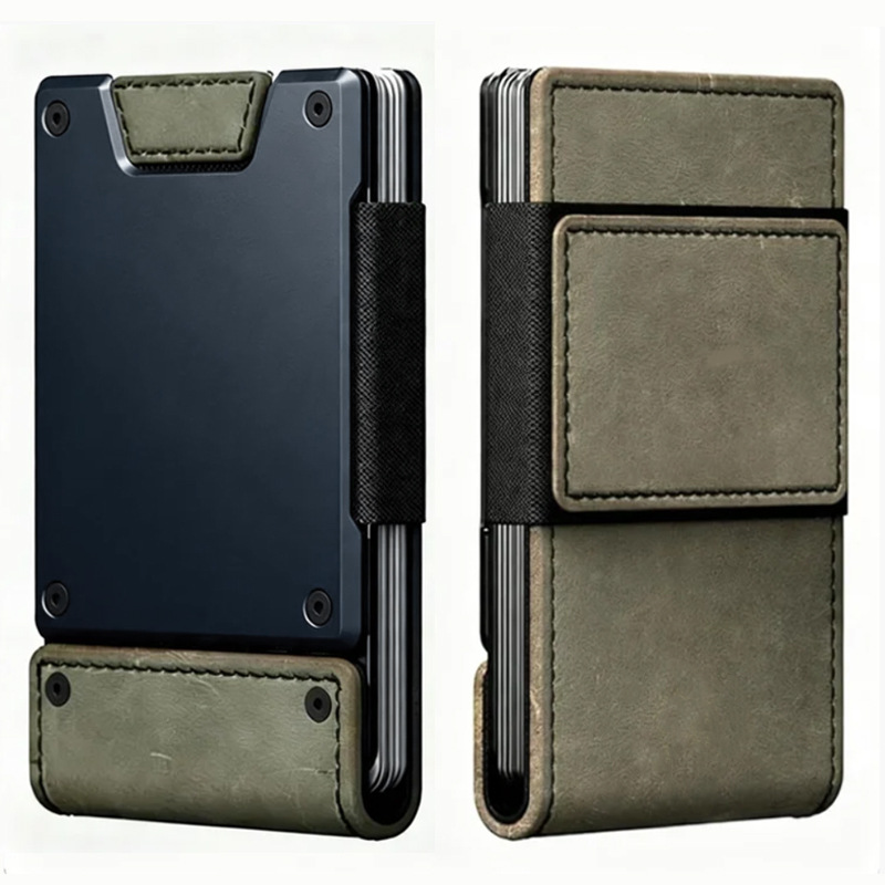 Porte-cartes de crédit en méta - Money Clip Minimalist Rfid Blocking avis et prix