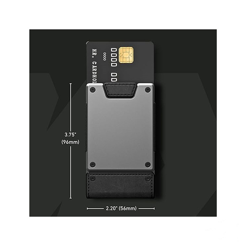 Porte-cartes de crédit en méta - Money Clip Minimalist Rfid Blocking avis et prix