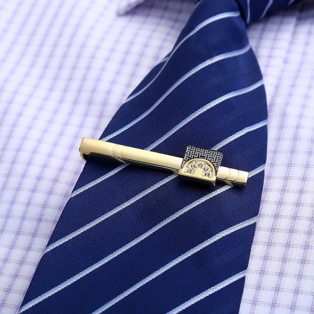 Ensemble de boutons de manchet - Tie Clip Bar Set Stainless Steel avis et prix
