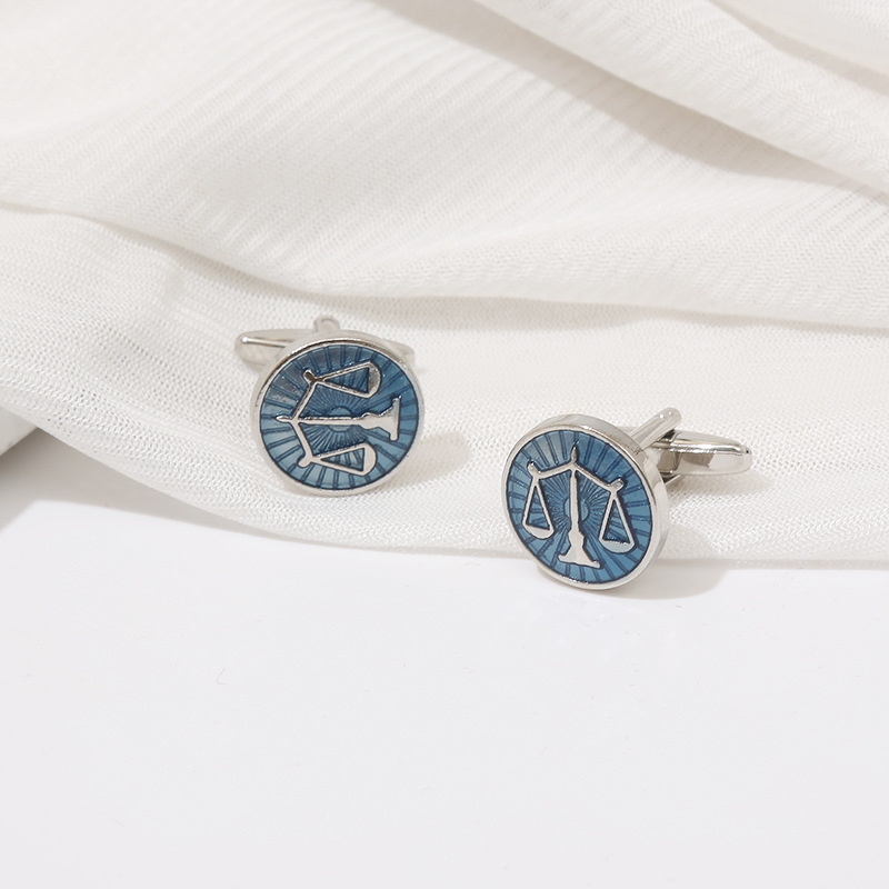 Boutons de manchette ronds en  - Cufflinks Men Stainless Steel Luxury avis et prix
