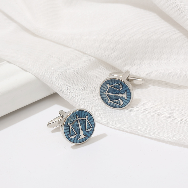 Boutons de manchette ronds en  - Cufflinks Men Stainless Steel Luxury avis et prix