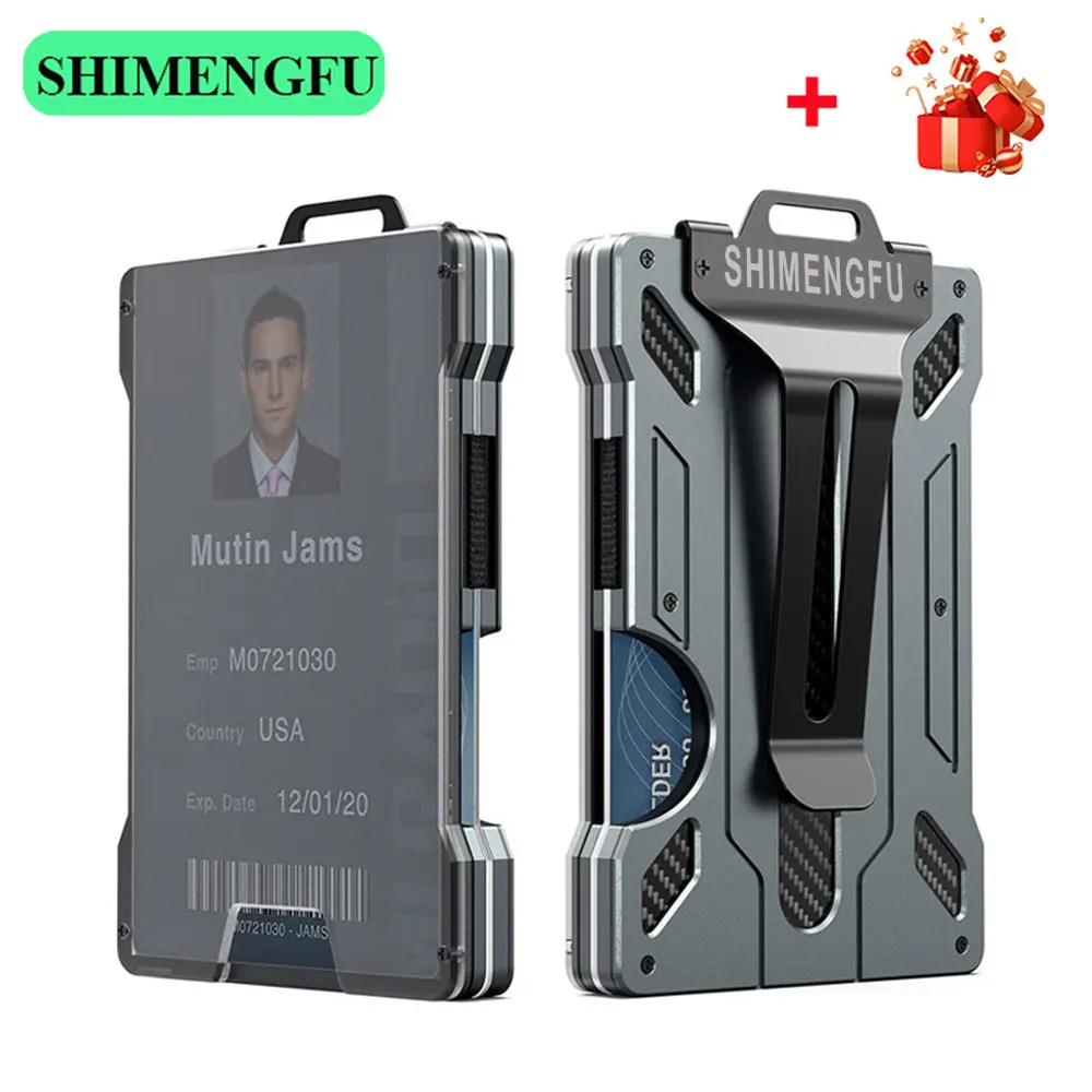 Portefeuille en fibre de carbo - Money Clip Minimalist Rfid Blocking avis et prix